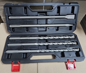 KWB-SDS-max-Bohrhammer-Zubehr-Set-Meiel--Bohrer--18-20-25mm
