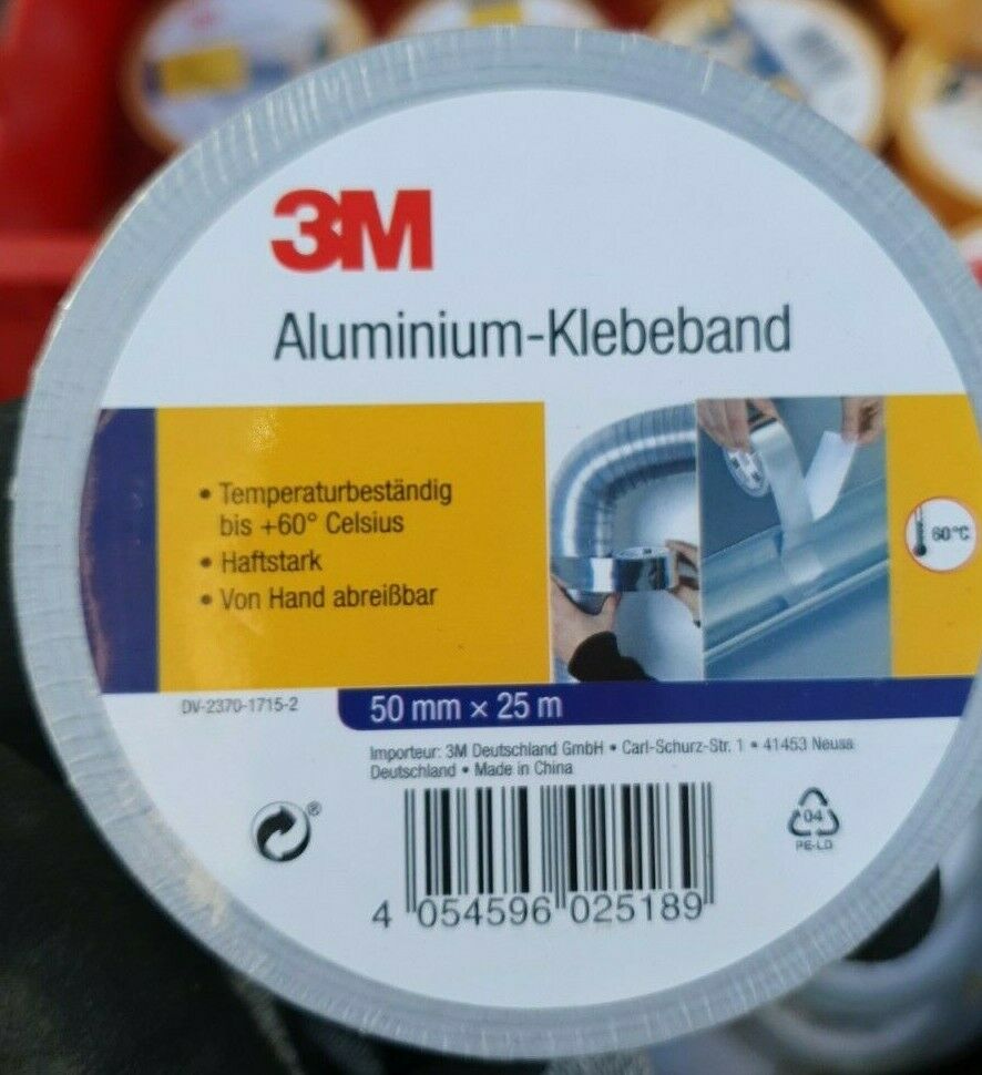3M 4252550 Aluminium-Klebeband Silber (L x B) 55 m x 25 mm 1 St. – Conrad  Electronic Schweiz