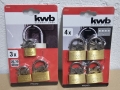 KWB Mini-Vorhängeschloss Set [zum auswählen]